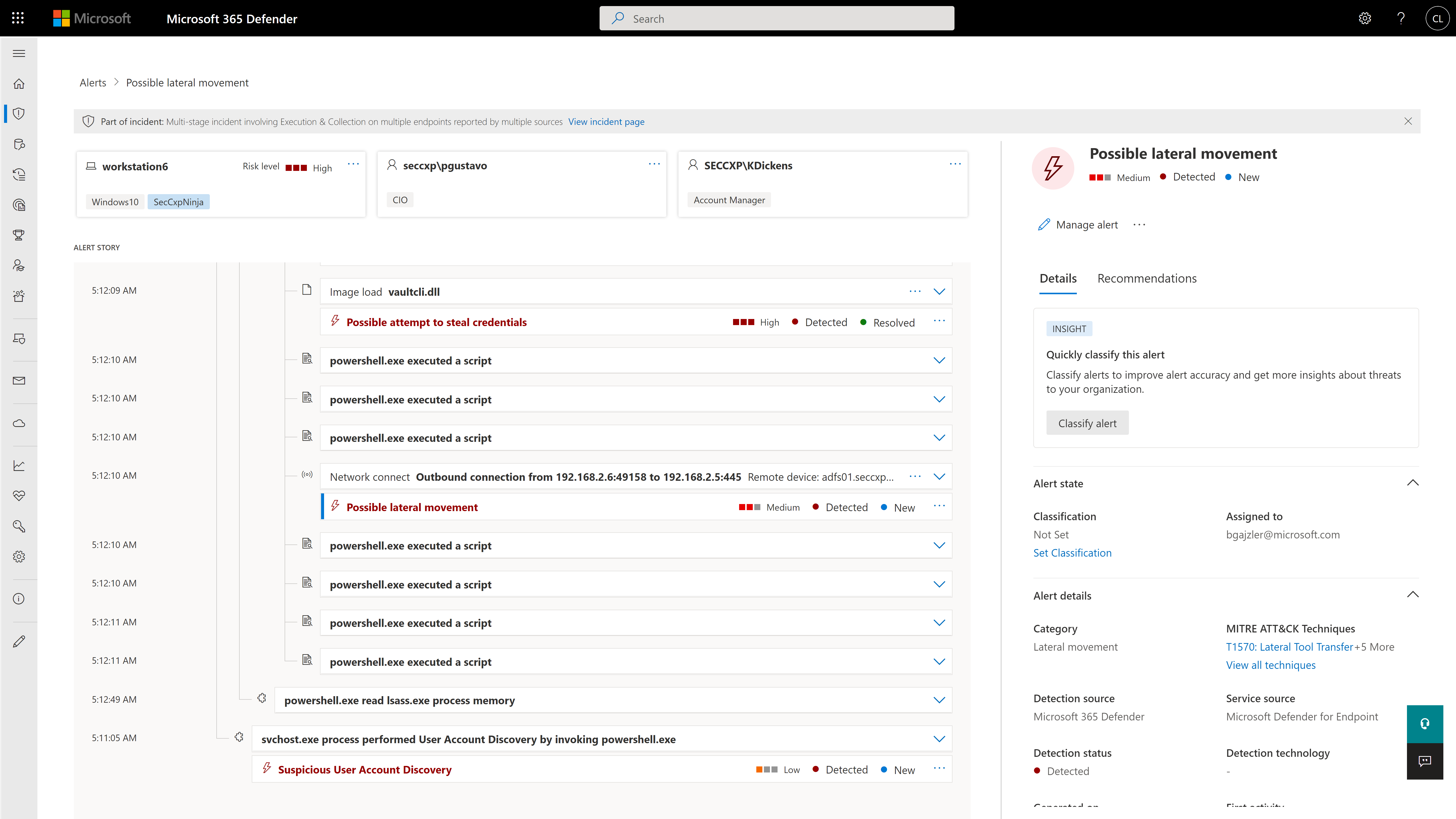 screenshot of Microsoft Defender for Endpoint